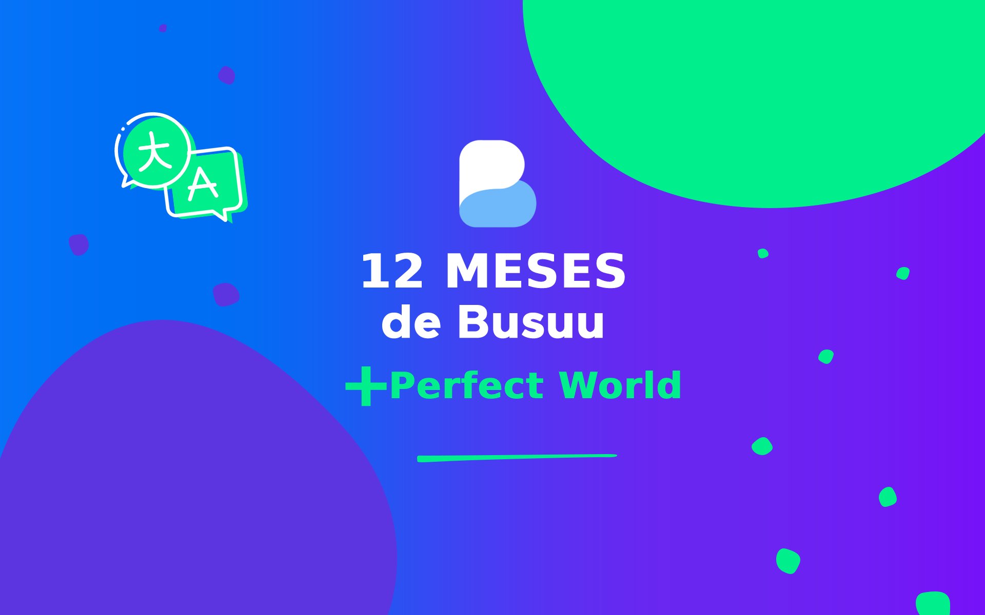Imagem do produto Busuu – 12 Meses de Assinatura + Perfect World